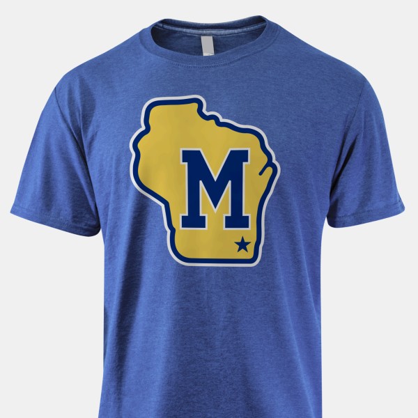 Retro Milwaukee Brewers dry fit shirt