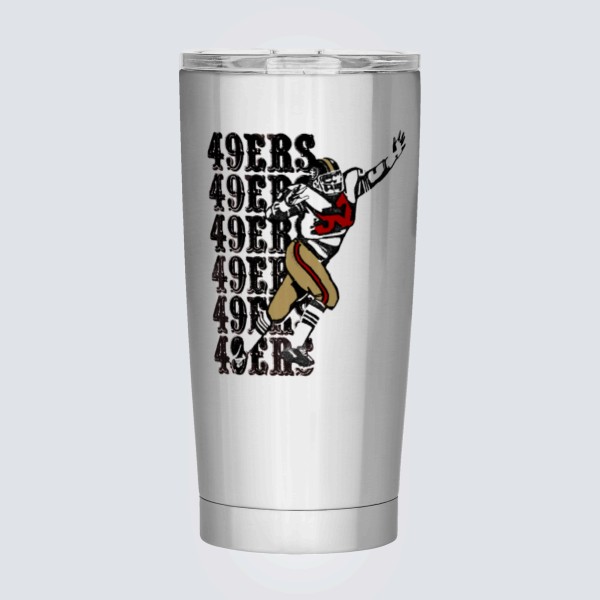 San Francisco 49ers Stainless Steel Water Bottle - 20oz