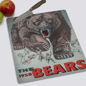 1985 Chicago Bears Artwork: Cutting Board