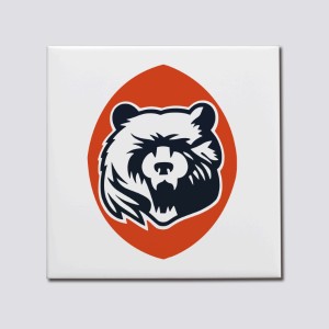 1962 Chicago Bears Artwork: Coaster