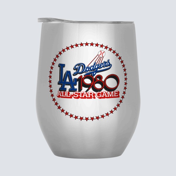 1959 Los Angeles Dodgers Artwork: 12 oz Stainless Steel Wine Tumbler