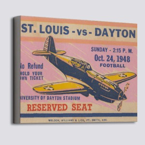 1947 St. Louis vs. Dayton Canvas