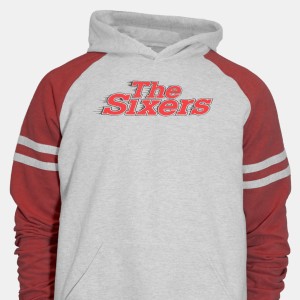 Vintage Philadelphia Sixers Hoodie Mens Small White Spell Out 76ers Sports  NBA