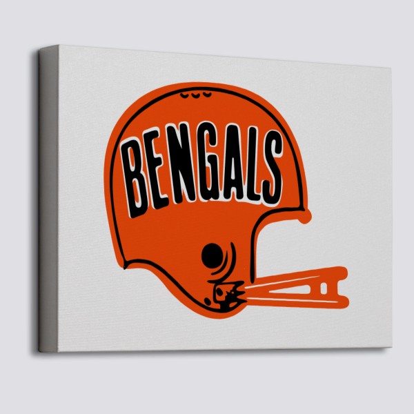 Cincinnati Bengals Logo Canvas 