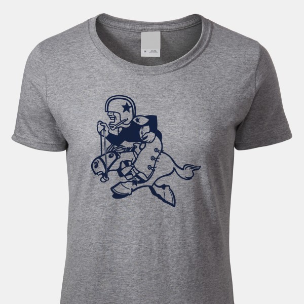 1965 Dallas Cowboys Artwork: Women's Dri-Power T-shirt
