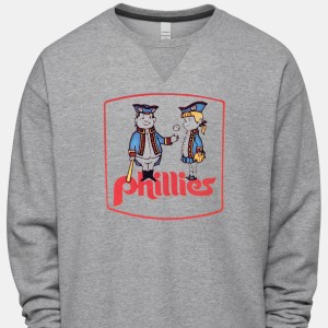 47 Brand Philadelphia Phillies Cooperstown Baltic Blue Vintage Hooded Sweatshirt