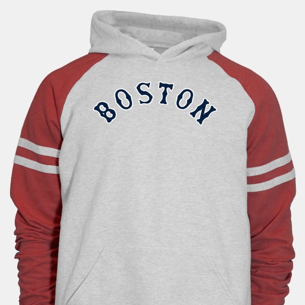 Plus Size Colorblock Boston Hoodie