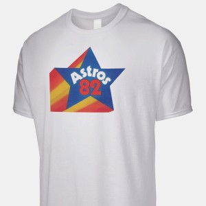 Houston Astros T-Shirt Baseball MLB Team Sport 2022 Vintage Men