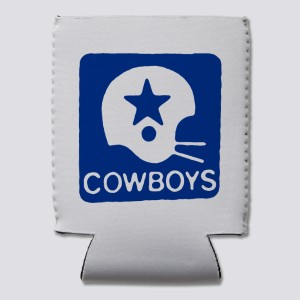 Dallas Cowboys Vintage Design NFL Can Cooler 12oz Collapsible Koozie