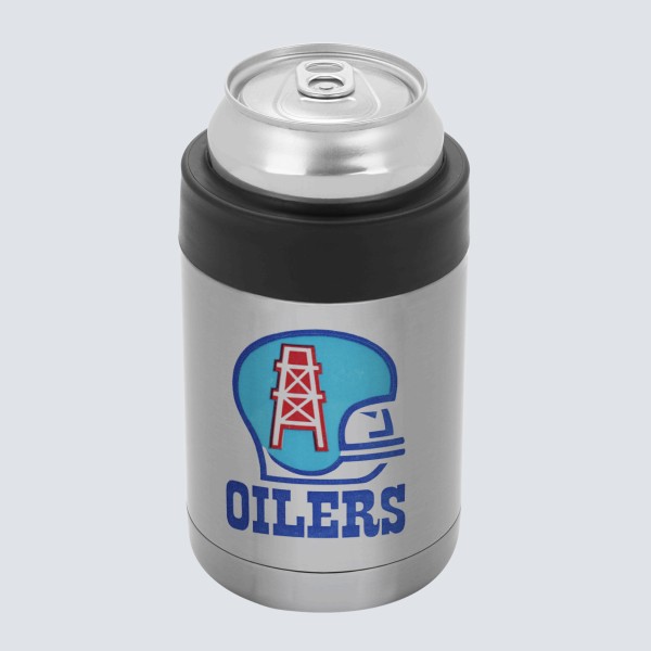 1973 Houston Oilers Artwork: 12 oz Stainless Steel Can Insulator