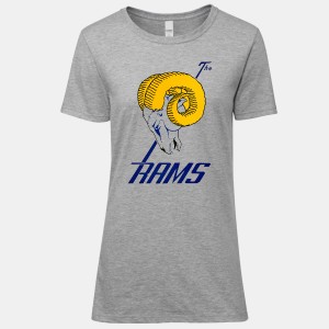 1958 Los Angeles Rams Artwork: Men's Dri-Power T-shirt
