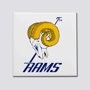 1958 Los Angeles Rams Artwork: Men's Premium Blend Ring-Spun T-Shirt