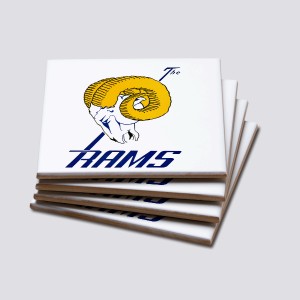 1958 Los Angeles Rams Artwork: Men's Premium Blend Ring-Spun T-Shirt