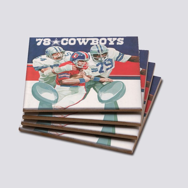 1978 Dallas Cowboys Artwork: Coaster