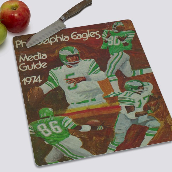 1960 Philadelphia Eagles Artwork: Cutting Board