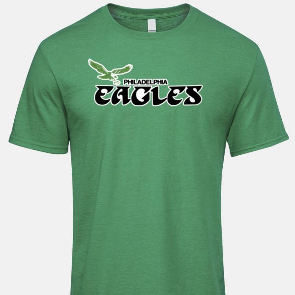 1971 Philadelphia Eagles Artwork: ICONIC® Men's 60/40 Blend T-Shirt