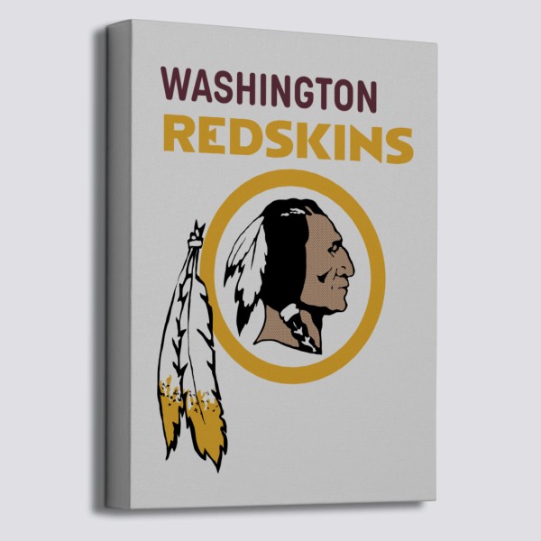 1978 Washington Redskins Artwork: Unisex Varsity Color-⁠Block Hooded  Sweatshirt