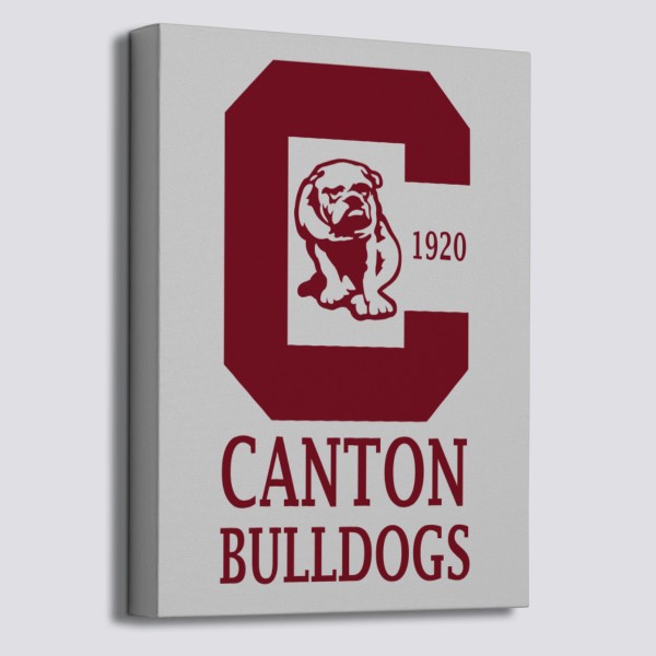 1920 Canton Bulldogs Artwork: Canvas