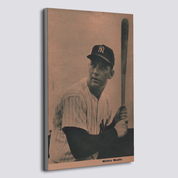 Quality of Greatness Mickey Mantle Canvas Print