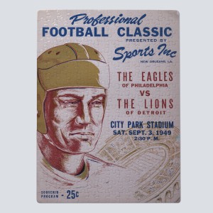 1949 Detroit Lions Artwork: Coaster