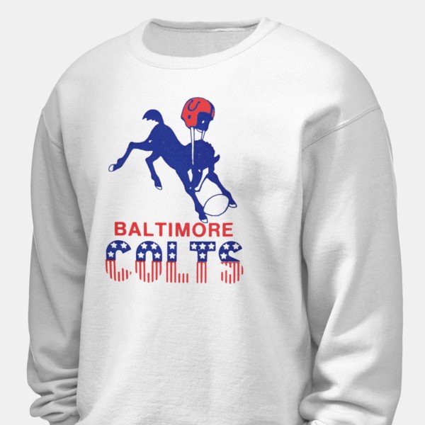 1976 Baltimore Colts Unisex NuBlend Crew Sweatshirt by Vintage Brand