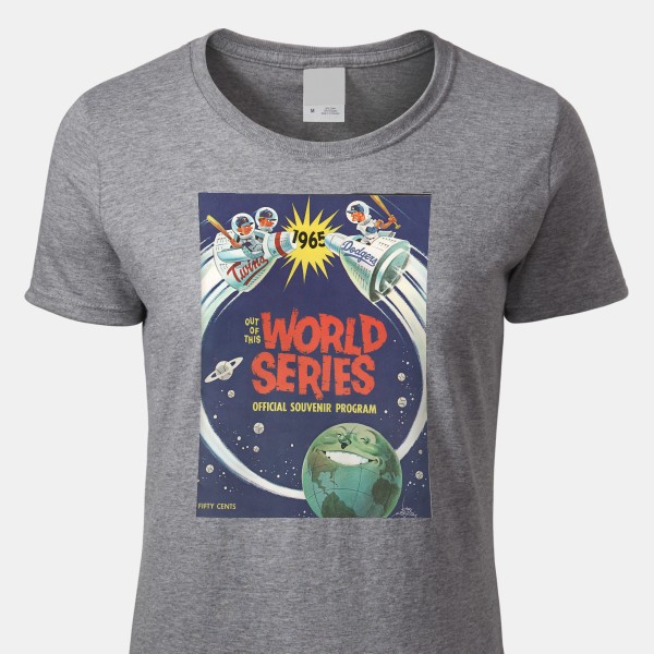 1965 World Series Artwork: Women's Dri-Power T-shirt