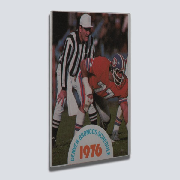 Football Denver Broncos Vintage Sports Schedules for sale