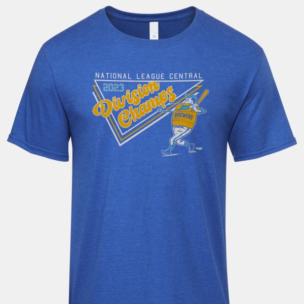 2023 Milwaukee Brewers Artwork: ICONIC® Men's 60/40 Blend T-Shirt