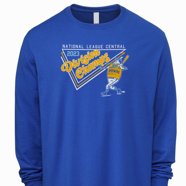 2023 Milwaukee Brewers Artwork: Men's Premium Blend Ring-Spun Long-Sleeve T- Shirt