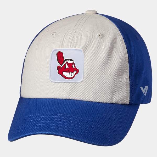 Indians 'CHIEF-WAHOO' Royal-White Fitted Hat by New Era 