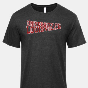  University of Louisville Official Block Text Unisex