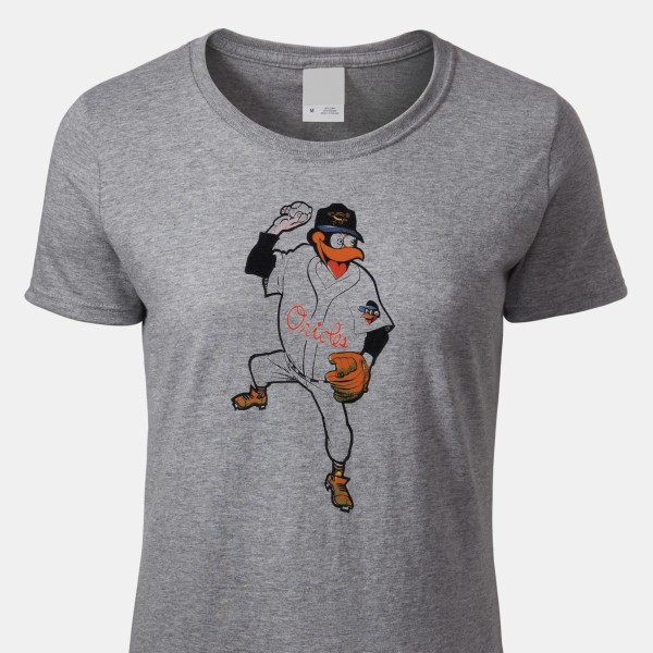 1969 Baltimore Orioles Artwork: Women's Dri-Power T-shirt