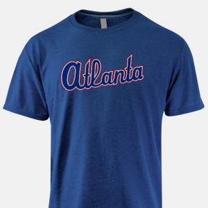1970 Atlanta Braves Iconic Men's Long-⁠Sleeve T-⁠Shirt by Vintage Brand