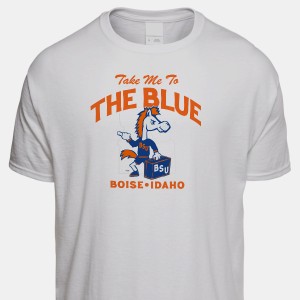  Boise State Broncos Victory Vintage White T-Shirt : Sports &  Outdoors