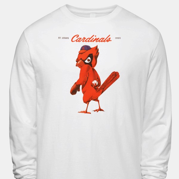 Women's St. Louis Cardinals New Era Heathered Red Tri-Blend Raglan V-Neck T- Shirt