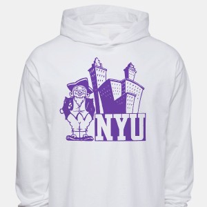 Men's Champion Purple NYU Violets Jersey Long Sleeve T-Shirt