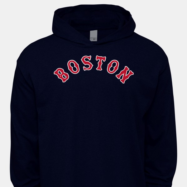 1938 Boston Red Sox Artwork: Men's Cotton Jersey Hooded Long Sleeve T-shirt