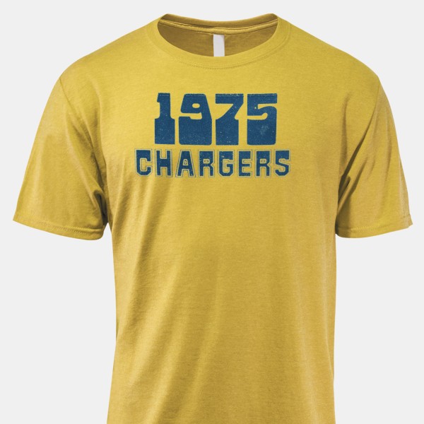 San Diego Chargers Vintage Logo T Shirt Throwback Football Tee