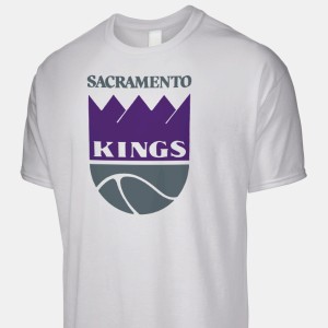 CustomCat Sacramento Kings Vintage NBA Crewneck Sweatshirt Sport Grey / M