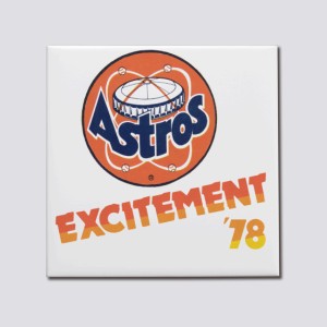 1975 Houston Astros Artwork: Coaster