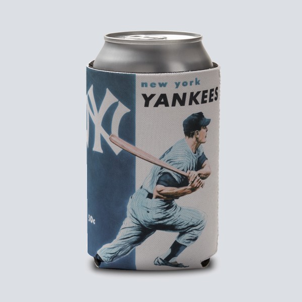 Metal Beer Koozie New York Yankees