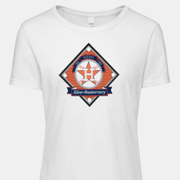 Houston Astros Women's 2017 World Series Champions Long Sleeve T-Shirt Large