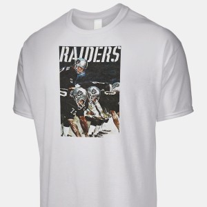 1982 Los Angeles Raiders Artwork: Men's Premium Blend Ring-Spun T-Shirt