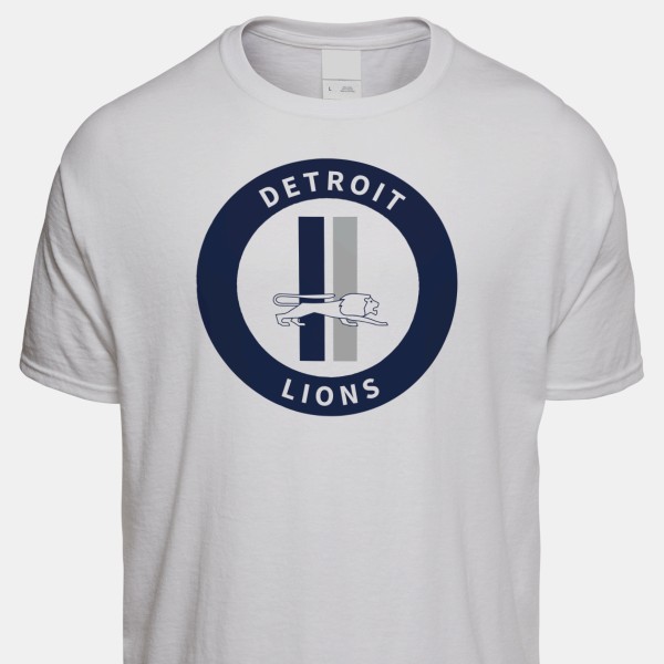 1960 Detroit Lions Artwork: Men's Dri-Power T-shirt