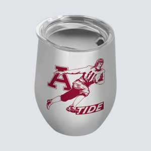 1980 Alabama Crimson Tide Artwork: 12 oz Stainless Steel Wine Tumbler