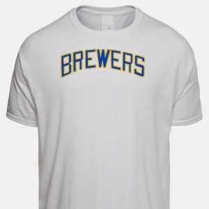 Vintage 00s Blue MLB Milwaukee Brewers T-Shirt - X-Large– Domno