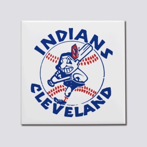 1977 Cleveland Indians Artwork: Men's Tri-Blend T-Shirt