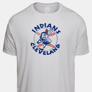 MLB Cleveland Indians Hardball Tie-Dye T-Shirt - Cream