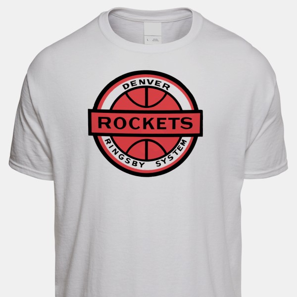 Denver Rockets Aba Retro Basketball T Shirt 