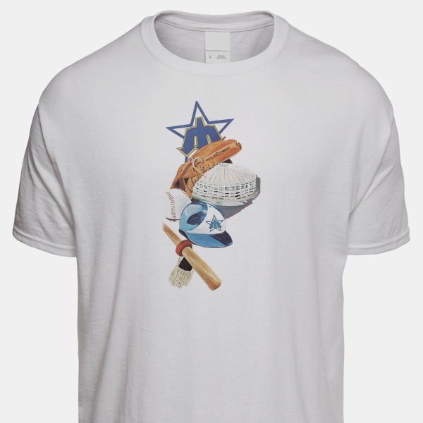 MLB Seattle Mariners Team Signed T-Shirt, 3X-Large
